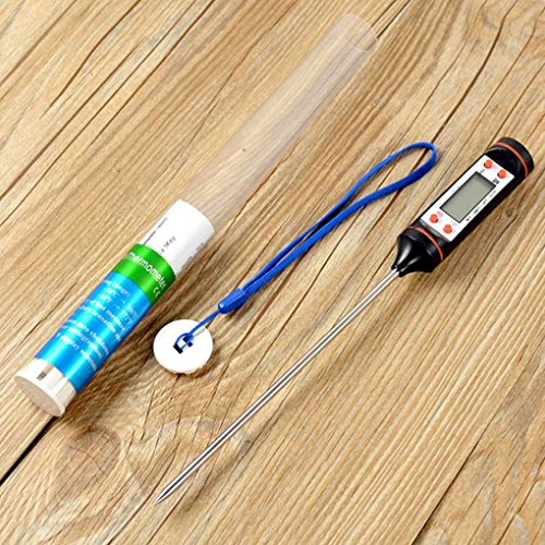 image for Wrea LCD Display Electronic Meat Thermometer Cooking Thermometer House