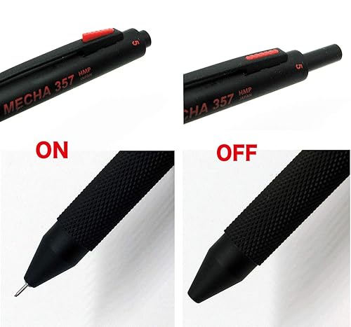 HMP 57 POWERS MECHA 357 Multi Mechanical Pencil Metal 3 in 1 0.3mm