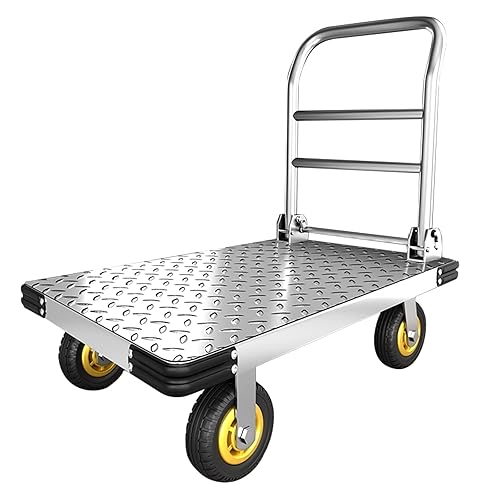 Platform Truck Heavy Duty Push Cart Dolly with 2000 LBS Capacity 