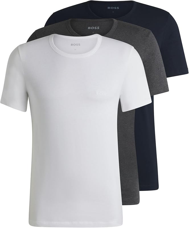BOSS T-Shirt RN 3P Classic T-Shirt, Open Miscellaneous 961, L for Men