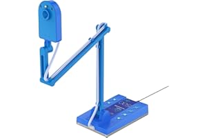 TreasLin USB Document Camera 15MP Document Camera for Teachers, Remote Learning, Classroom Presentations, Art Classes Online Teaching with Multi Angle Rotation Adjustment LED Light