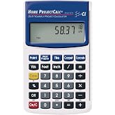 Calculated Industries 8510 Home ProjectCalc Do-It-Yourselfers Feet-Inch-Fraction Project Calculator | Dedicated Keys for Estimating Material Quantities and Costs for Home Handymen and DIYs , White Small