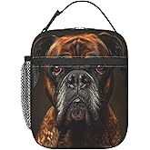 VANZEV Boxer Dog Lunch Box for Women Men, Insulated Lunch Box Reusable Portable Lunch Bag Cooler Tote Waterproof Lunch Container for Office Picnic Work Travel