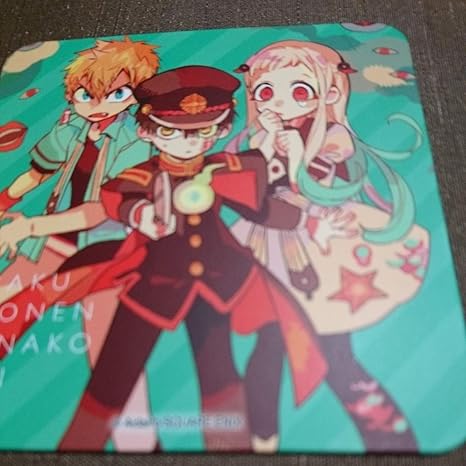 Amazon 地縛少年花子くんカフェ特典コースター寧々ちゃん光こう花子くん アニメ 萌えグッズ 通販