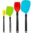 Dreamfarm Set of Essentials Silicone & Nylon Kitchen Utensils 4pc Set | Non-stick cookware safe, cooking, meal prep, and baki