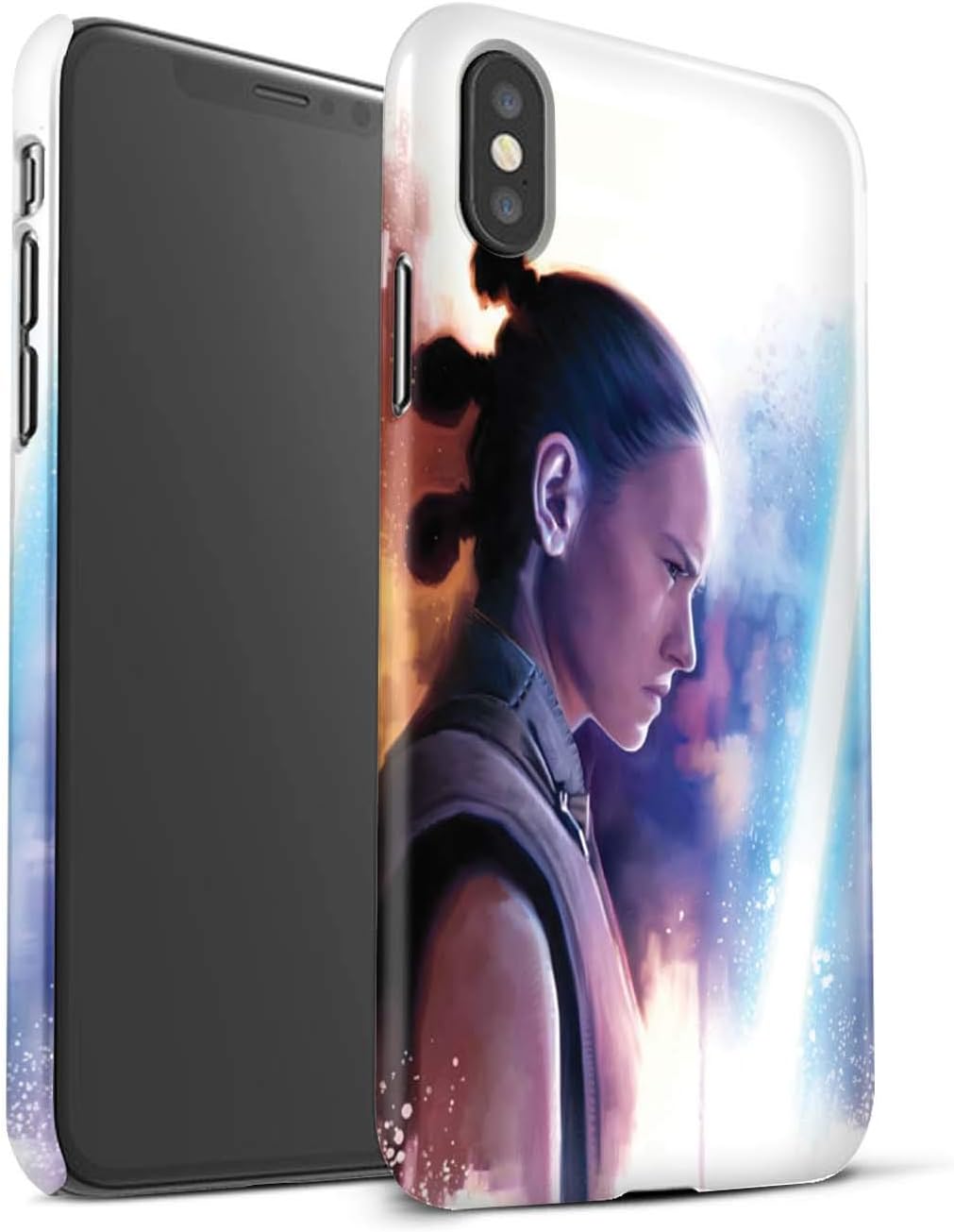 Matte Phone Case for Apple iPhone XS Max Star Wars Film Art Rey Design Matt Hard Snap On Cover