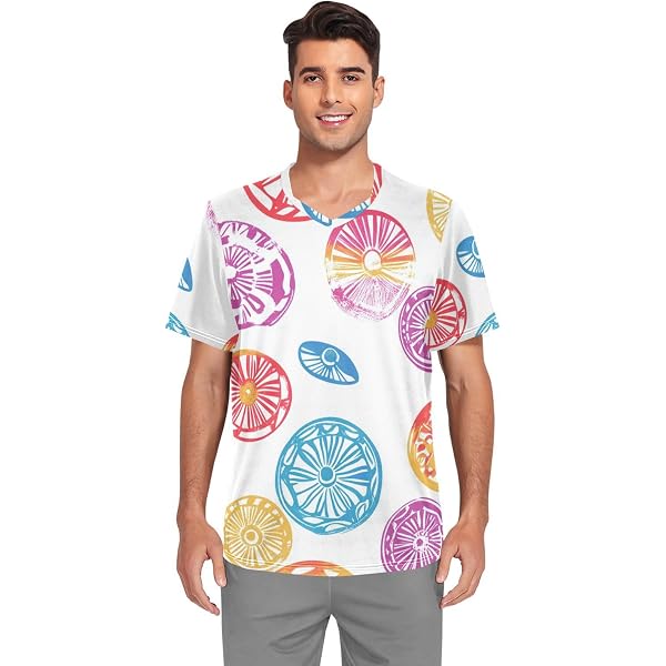 adidas Originals Mens All Over Print Logo T-Shirt, Wonder White/Multicolor,  X-Small | Amazon.com