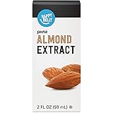 Amazon Brand - Happy Belly Pure Almond Extract 2, fl oz