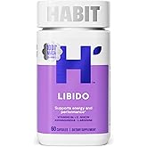 Habit Libido Supplement (60 Capsules) - New Look, Natural Aphrodisiac Blend with Maca, Ashwagandha L-Arginine, Supports Energ