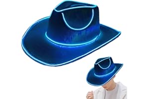 Neon Rancher Hat,Li GHT Up Cowboy Hat,LED Cowboy H at,LED Light Up H at,Bulk Light U p Co wboy Ha ts with Flashing Lights |
