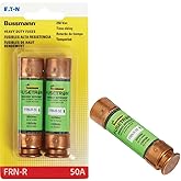 Bussmann 50A FRN-R Heavy-Duty Time Delay Fuse (2-Pack) - 1 Each