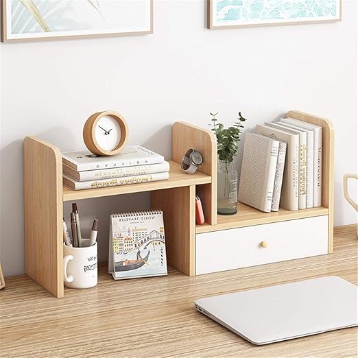 Shelf,Expandable Desktop Storage Display Rack Office Supplies