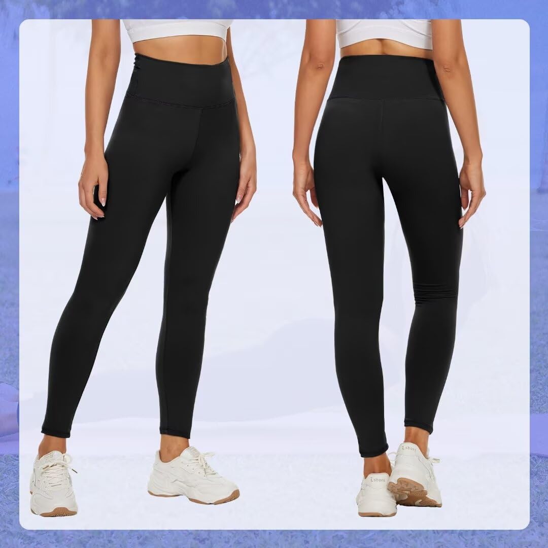 TNNZEET High Waist Leggings Damen Elastische Leggins Weiche Sporthose für Sport Gym
