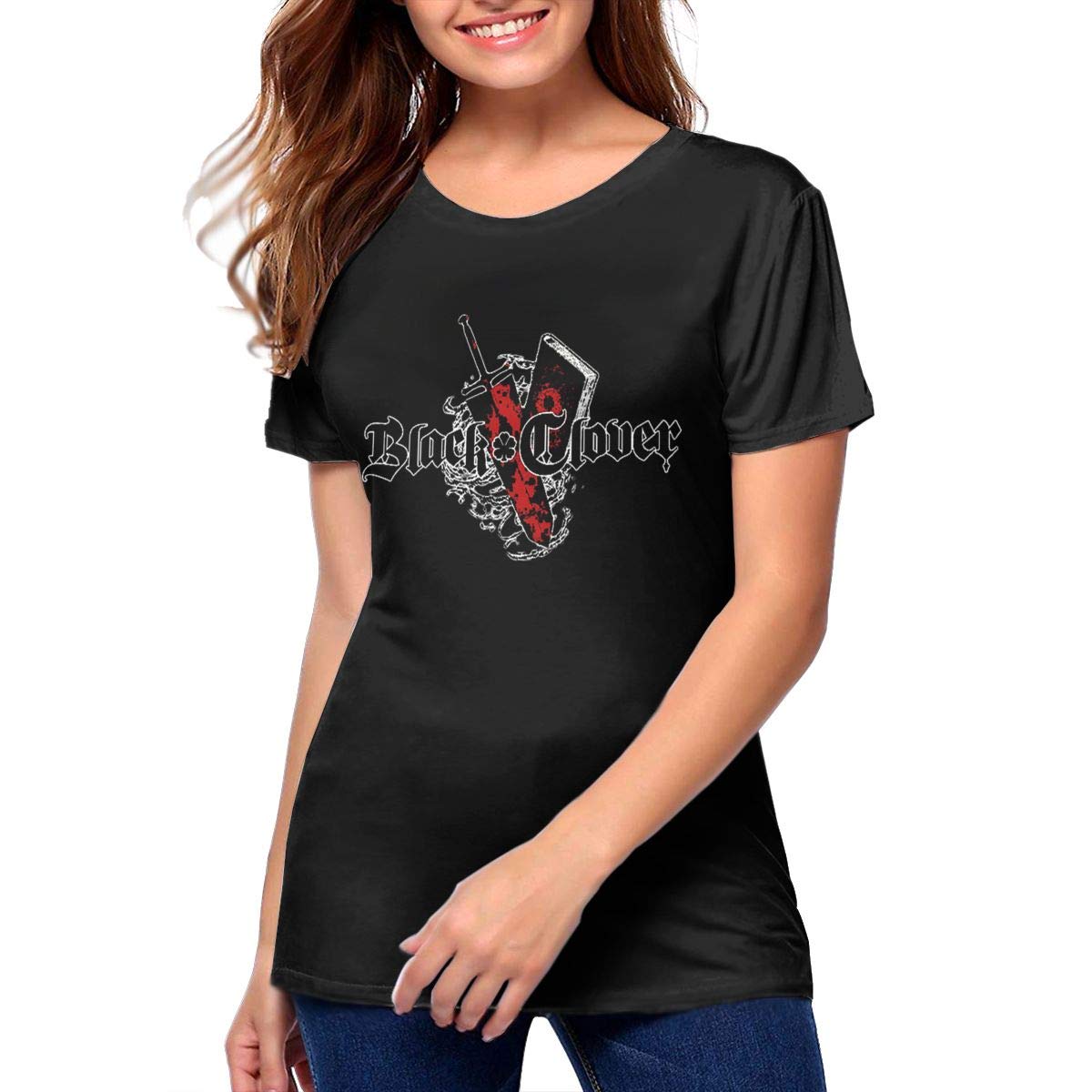 Xzksqrsweq Black Clover Anime Manga Hip Hop T Shirts 