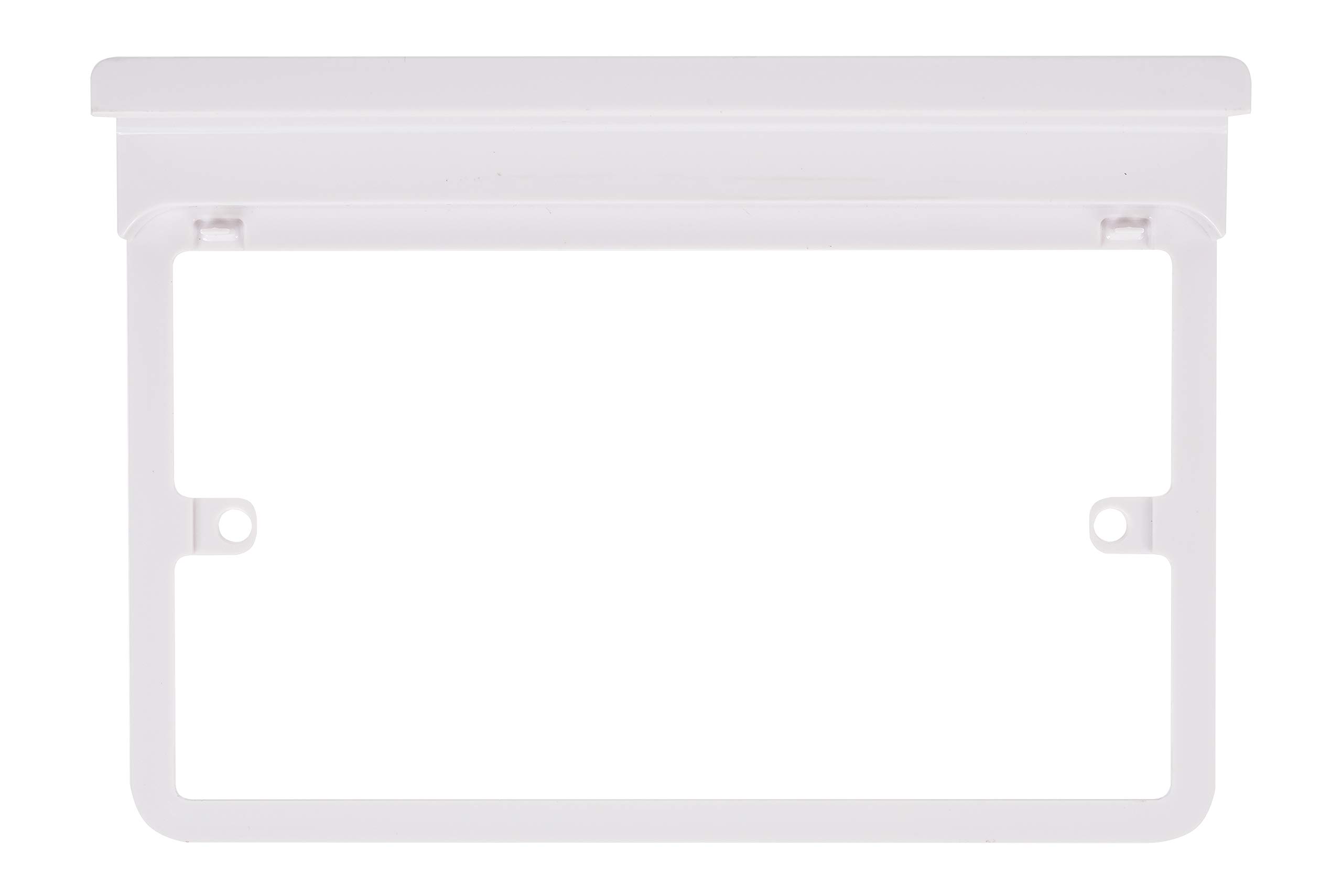 Schneider Electric Lisse Screwless Deco - Double Socket Surround, with Phone Holder Shelf, GGBLSHF2GS, White