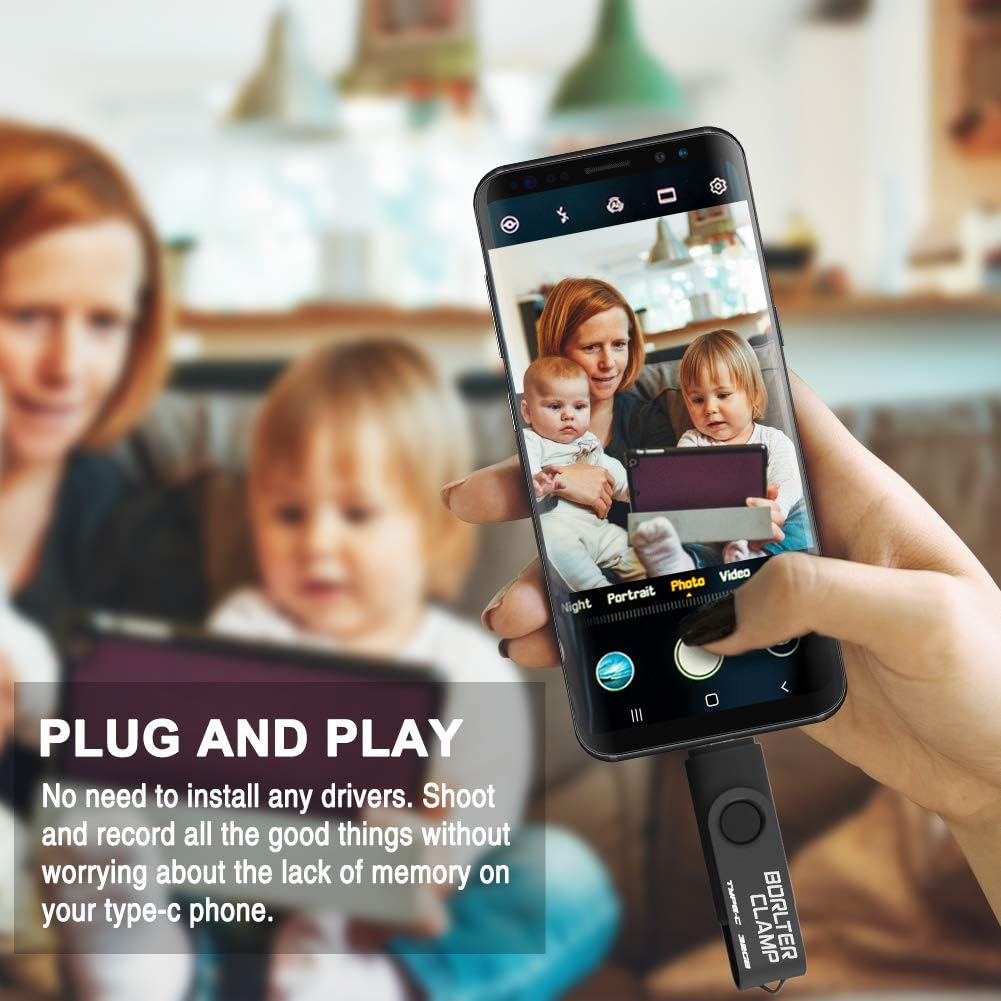 64 GB USB Type-C Flash Drive, USB-C 3.0 Memory Stick Jump Drive 2 in 1 for Android Phones Samsung Galaxy S10/S9/S8/Note 9, LG - Image 4