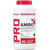 GNC Pro Performance Full Spectrum Amino Acid 300, 180 Softgels, 60 Servings | 3000mg Essential Amino Complex Supports Protein Synthesis and Lean Muscle, Gluten-Free, Sugar Free, No Artificial Flavors