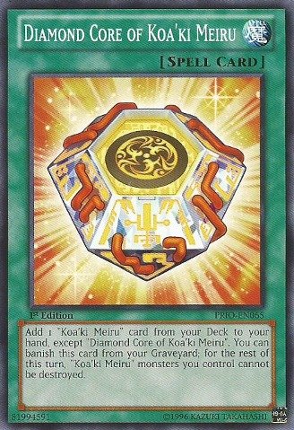Yu-Gi-Oh! - Diamond Core of Koa'ki Meiru (PRIO-EN065) - Primal Origin - 1st Edition - Common