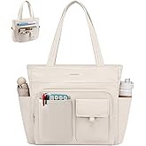 LOVEVOOK Laptop Bag for Women 15.6 Inch,Multi-pocket Teacher Tote Nurse Bag Work Tote Bag Computer Bags,Utility Large Purse Handbags with Laptop Compartments for Daily,College,Travel,Business,Office