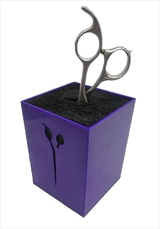 Amazon Co Jp World L O シザー ホルダー はさみ 立て 犬 猫 トリミング ボックス コーム ヘアクリップ等 メイク道具 文房具 カッター Etc 収納 便利 グッズ パープル ペット用品