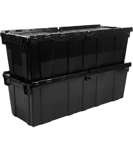 Amazon.com: Extra Large Storage Tote with Lid 26.9