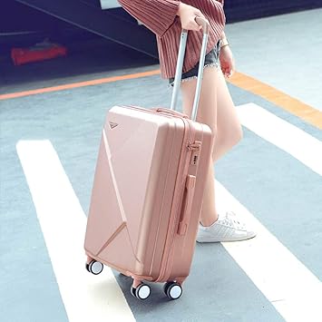 rose gold suitcase large