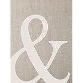 Ampersand: Neutral Aesthetic Book for Decor | Use as a Decorative Accent or Styling Bookshelves & Coffee Tables | Faux Linen Book for Decoration | 550 Lined Pages