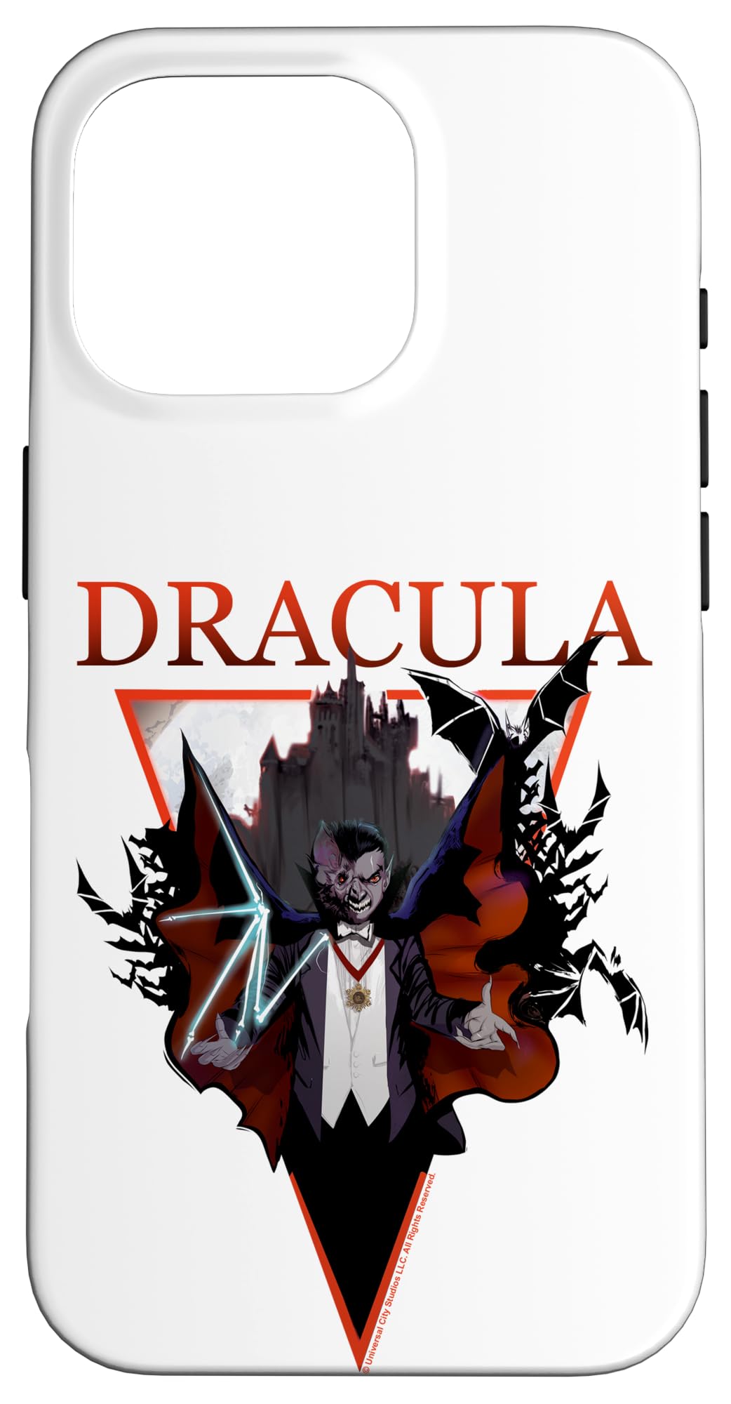 iPhone 16 Pro Universal Monsters Artist Series Dracula Retro Poster Case