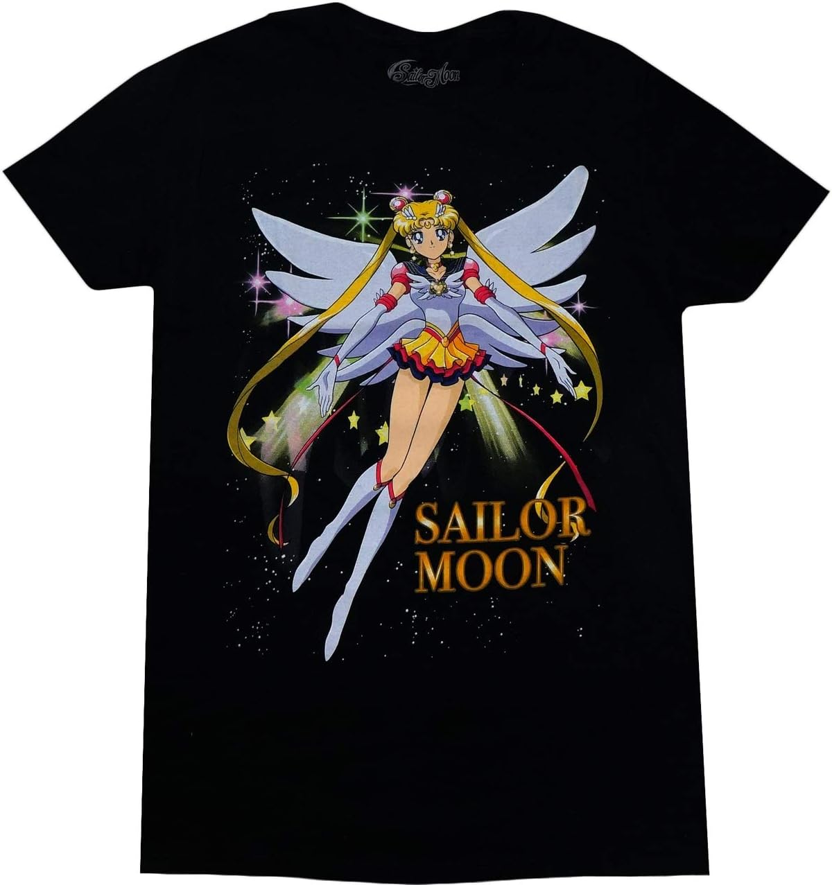 Great Eastern EntertainmentSailor Moon Stars Men's Eternal Sailor Moon T-Shirt, Black, Small
