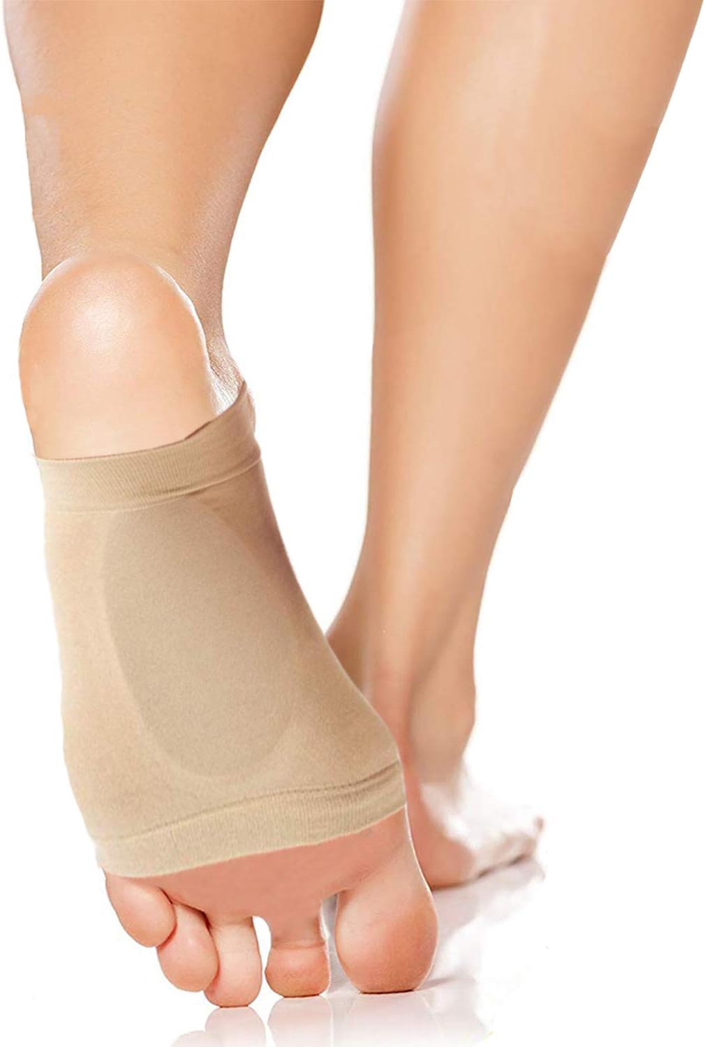 Compression Arch Support Sleeves Sock with Gel Pad Cushions for Women and Men Arch Brace for Flat Feet Plantar Fasciitis Sleeves, 1 Pair