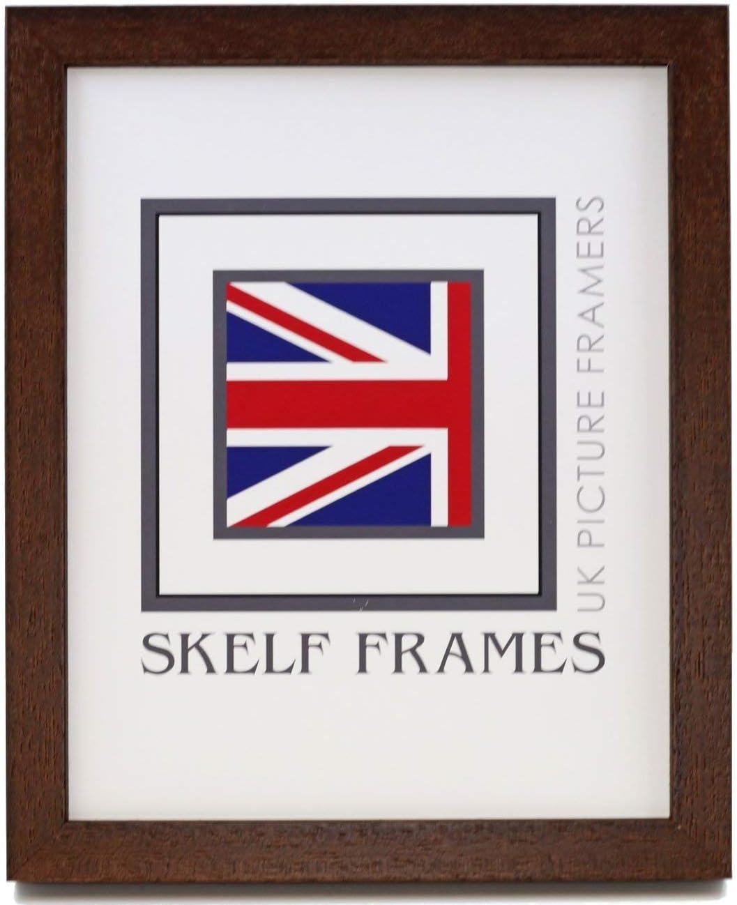 Skelf Frames 13 x 11 Inches Picture Photo Frame in Phoenix Foil Brown Solid Wood with Glass Hand made in Yorkshire (Multiple Sizes) Fits some Uni School and College Photos