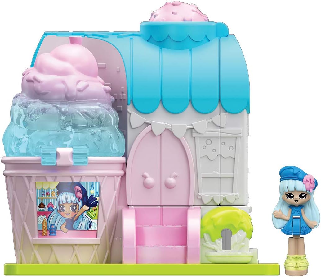 Shopkins HPL14200 Lil' Secrets Keypers Pocket Shop Playset Cool Scoops