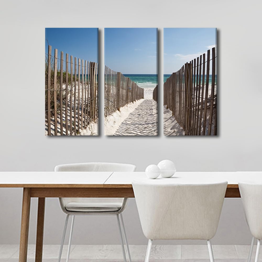 Condition photo showing New/Like New for tumovo canvas art wall decor seascape bedroom wall art beach pictures for living room skyline wall p