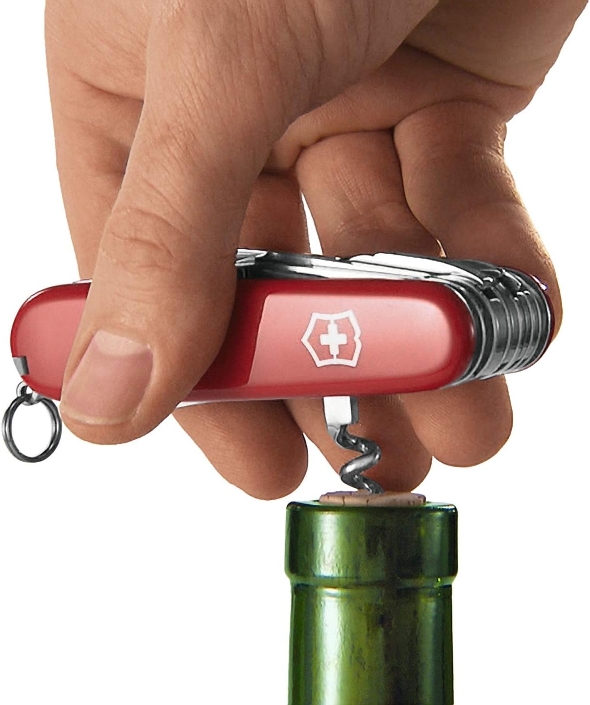 Victorinox Sportsman Swiss Army Knife, Medium, Multi Tool, Camping Knife, 13 Functions, Large Blade, Bottle Opener, Red - Image 4