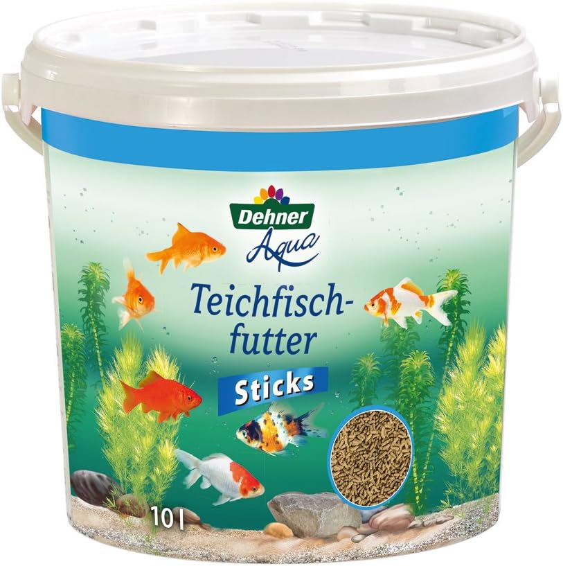 Dehner Aqua Pond Fish Food Sticks - 10 L, 10 l (Pack of 1)