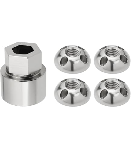 100 Stück Manipulationssichere Tri-Groove Muttern – 1/4-20, Zamak 5 Zink, Konisch – Für Boote, Zäune, öffentliche Bereiche 100 Stück Manipulationssichere Tri-Groove Muttern – 1/4-20, Zamak 5 Zink, Konisch – Für Boote, Zäune, öffentliche Bereiche