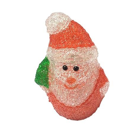 Uonlytech Figurine Di Babbo Natale Illuminate Con Luci