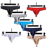 Faringoto Underwear Ultra-thin Ice Silk Men's Thong Transparent Low Waist Seamless