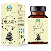 AYURVEDASHREE Shilajit Extract Capsules 1000mg – with 40%+ Fulvic Acid – 60 Veg Capsules for Men & Women