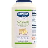 Hellmann's Classics Caesar Salad Dressing Jug, 1 Gallon (128 Fl Oz) | Ready to Use, Gluten Free, No Artificial Flavors, Colors or High Fructose Corn Syrup, Parmesan &amp; Garlic, for Marinades