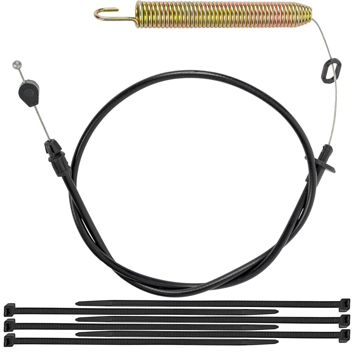ZAMDOE 175067 Deck Clutch Cable Deck Engagement Cable Compatible for Craftsman LT1000 LT2000 DLT 3000 Lawn Mover for Husqvarna for Poulan Replace 169676 532169676 532175067 21547184