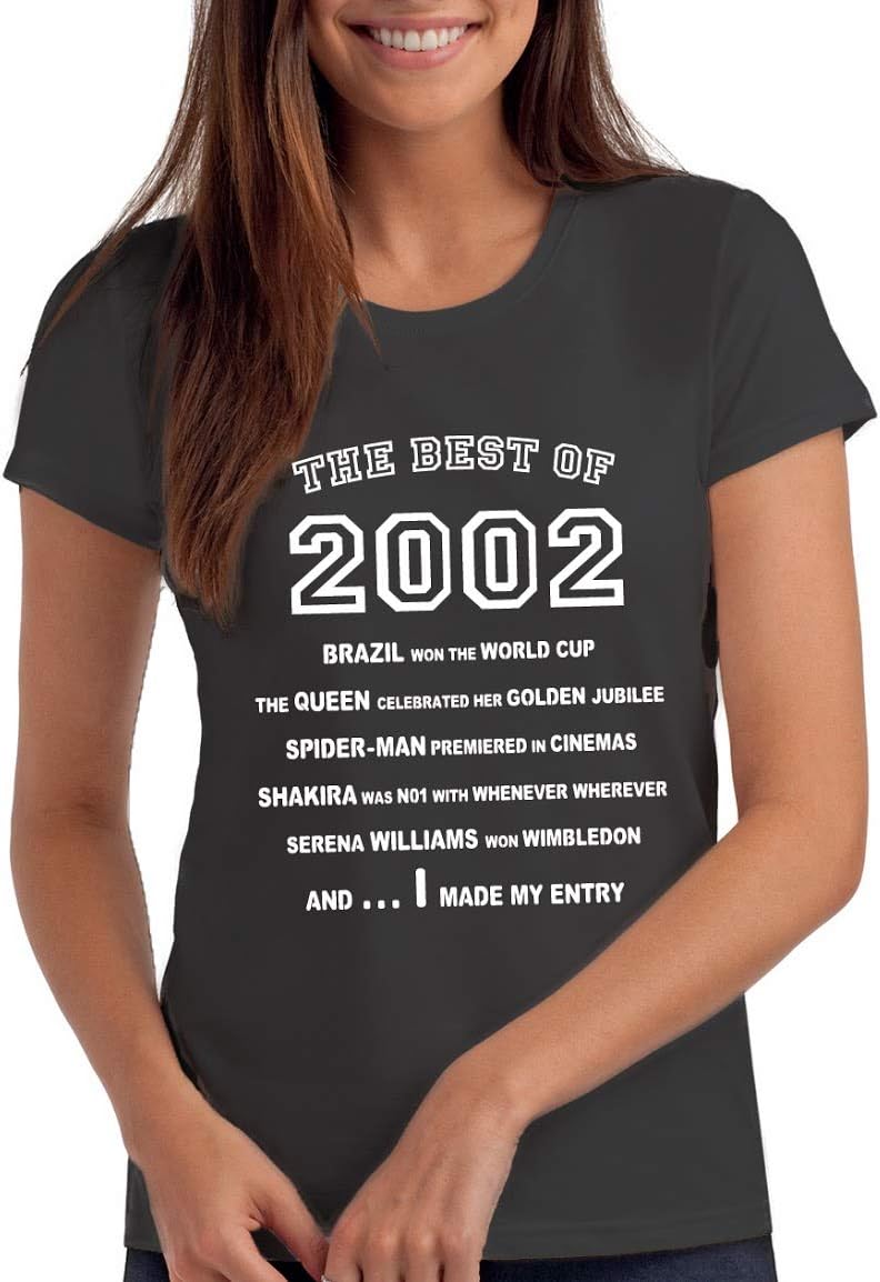Da Londra Women's Birthday T Shirt - The Best of 2002-18th Birthday Gift