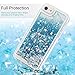 MOLLYCOOCLE iPhone 6s Case, iPhone 6 Case, Liquid Sparkle Glitter Case Clear TPU Shell Bling Design Quicksand Cute Star Flowing Cover for iPhone 6/6s - Blue