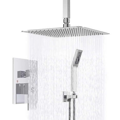 Sr Sun Rise Srsh Cc10 Ceiling Mount Bathroom Luxury Rain Mixer