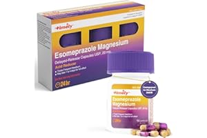 TIME-CAP LABS, INC. Timely Esomeprazole Magnesium 20mg Antacid Pills - Stomach Acid Reducer, Frequent Heartburn Relief & Acid Reflux Medicine - 24 Hour Esomeprazole Delayed Release Capsules - 42 Count