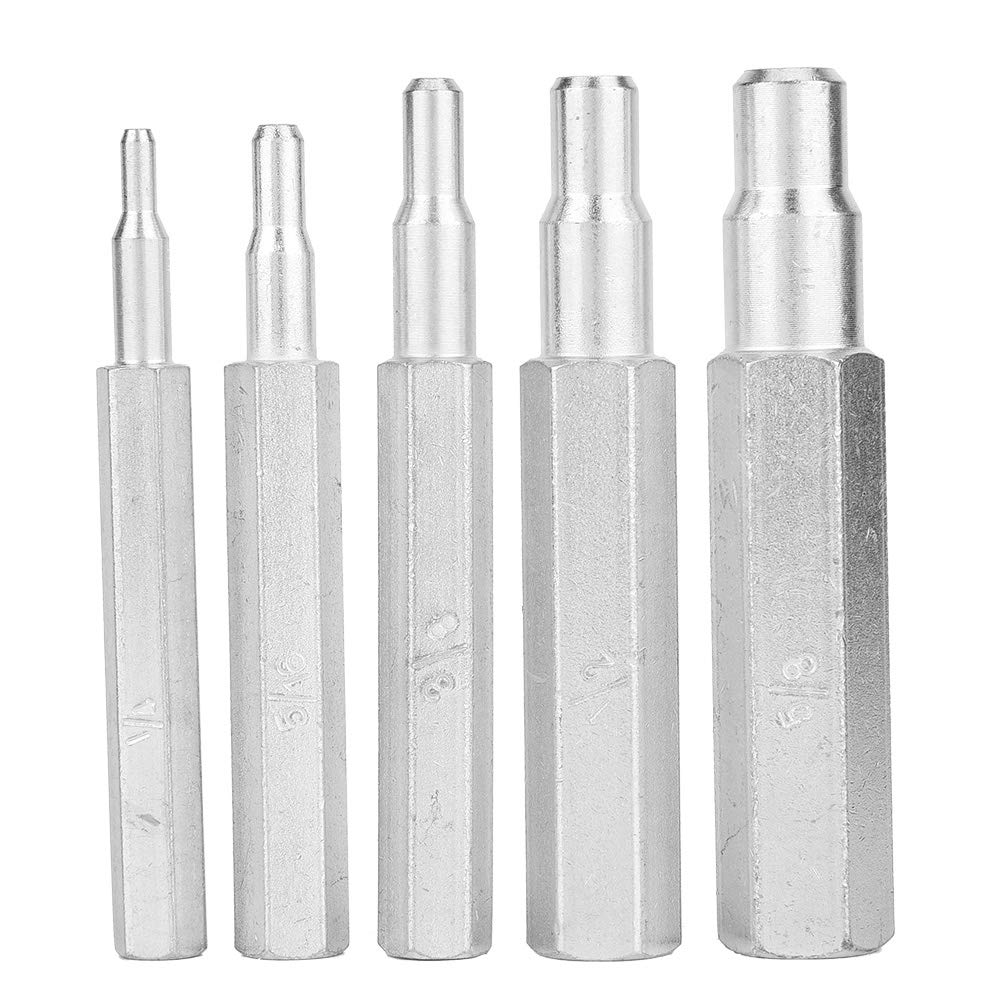 Copper Tube Tool, Swaging Puh Swaging Puh High Hardness Steel Copper Tube Expanding 5Pcs/Set, Tool, Tools for Pipe for Expanding The