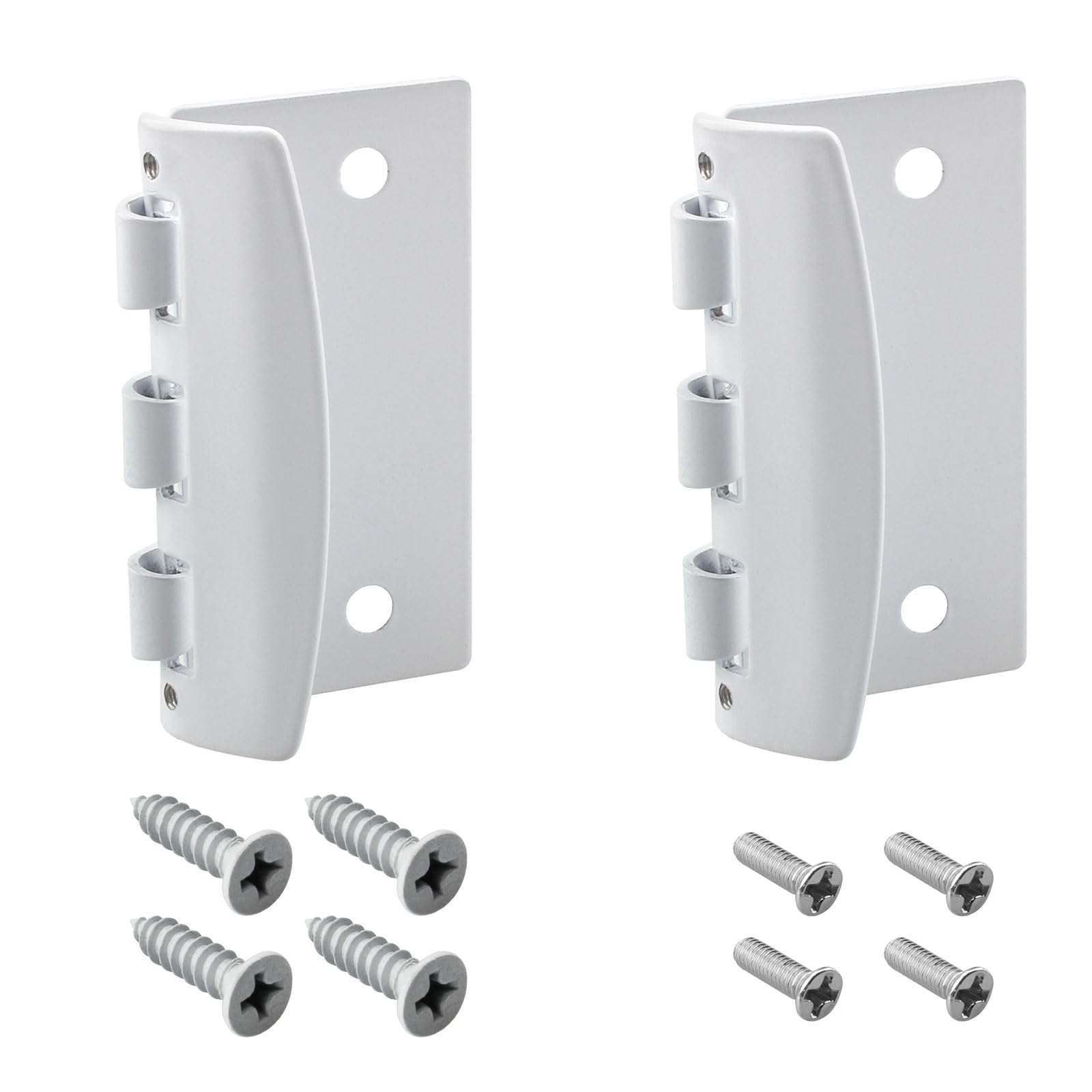 Photo 1 of U 9888 Flip Action Door Lock, Reversible Privacy Lock with Anti-Lock Out Screw for Child Safe Mode and Home Defense (2 Pack)