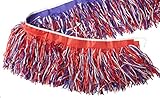 6-Ply Tissue Fringe Drape (red, white, blue) Party Accessory (1 count)