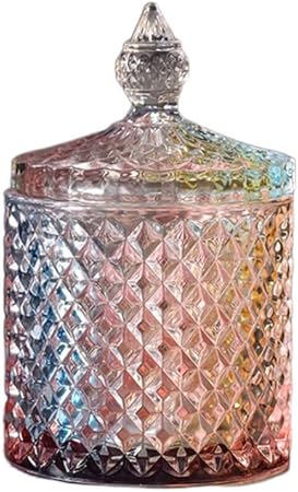 huyiko S/L - Caja Decorativa con Tapa de Cristal de Chocolate: Amazon.es: Hogar
