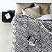 Luxury Collection Ultra Soft Plush Fleece Lightweight All-Season Throw/Bed Blanket (Queen, Black leopard)